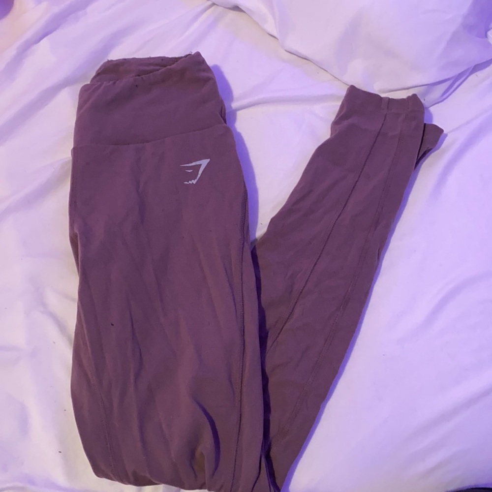 Purple Gym Shark Leggings